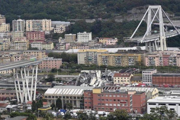 Identificados 19 de los fallecidos por el derrumbe de un puente en Italia