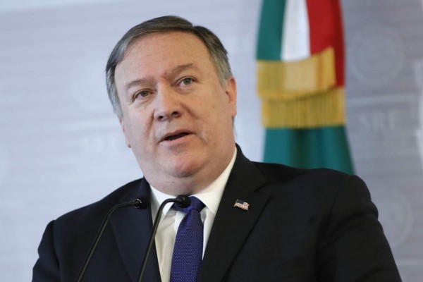 Pompeo: 'Detrás de la caravana hay líderes políticos de la oposición'