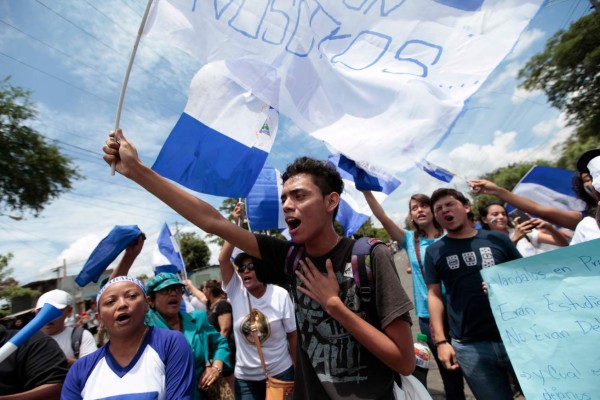 Estudiantes de Nicaragua llaman a un paro nacional durante 24 horas