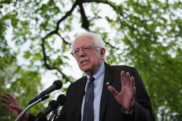 Senador Bernard Sanders, primero en retar a Clinton en su camino presidencial