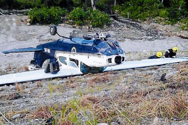 A fiesta iban pasajeros de avioneta accidentada Gracias, Lempia