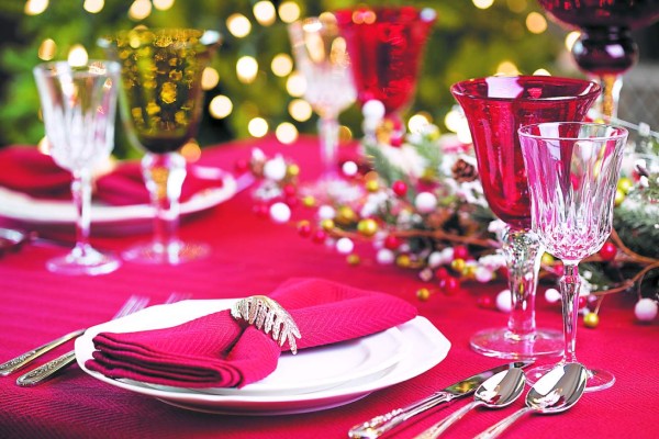 Mantenga el protocolo en su mesa navideña