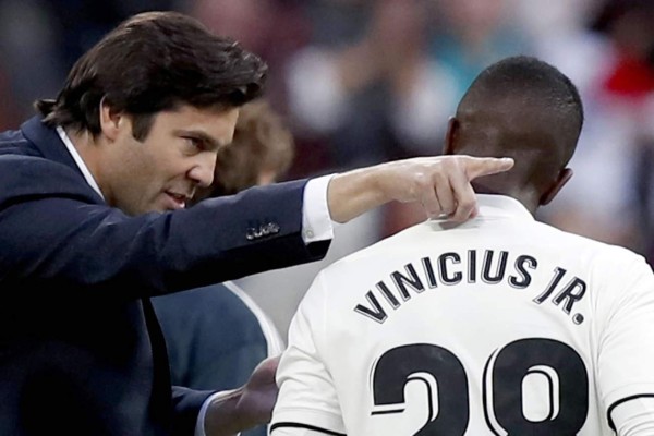 Solari revela lo que le dijo a Vinicius antes de meterlo al partido contra Valladolid