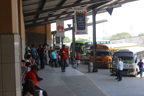 Terminal Metropolitana de San Pedro Sula trabaja con normalidad
