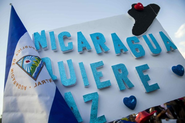 Decenas de nicaragüenses protestan en Miami contra el Gobierno de Ortega