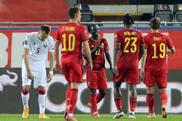 Video: Bielorrusia recibe paliza de 8-0 por parte de Bélgica en las eliminatorias europeas