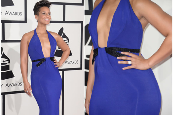 Estrellas de la música brillan en la alfombra roja de los Grammy