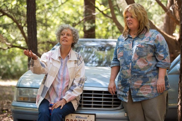 UNDATED -- BC-HOLLYWOOD-WATCH-SUSAN-SARANDON-NYTSF —Grandma on the Loose: In the comedy “Tammy,” Susan Sarandon (left) played a free-spirited grandmother who goes on the road with her troubled granddaughter (Melissa McCarthy). (CREDIT: Photo by Michael Tackett. Copyright 2014 Warner Bros.)--ONLY FOR USE WITH ARTICLE SLUGGED -- BC-HOLLYWOOD-WATCH-SUSAN-SARANDON-ART-NYTSF -- OTHER USE PROHIBITED.