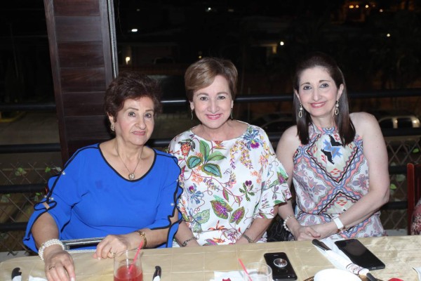 Brindis por los éxitos de Paola