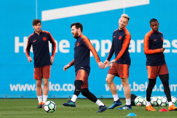 Semedo, Malcom y Sergi Roberto vuelven a entrenarse con el equipo