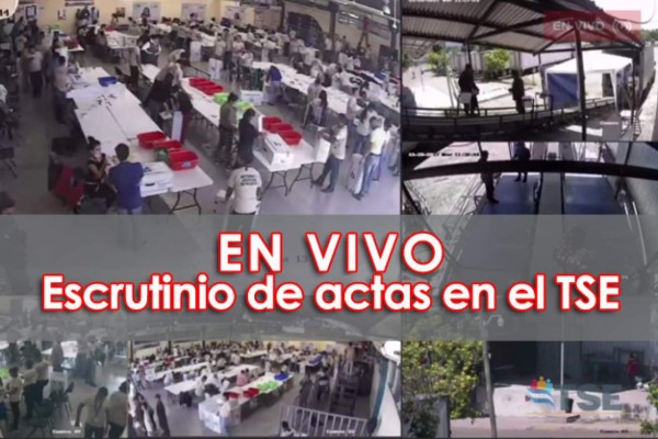 Siga en vivo el escrutinio de actas en el TSE
