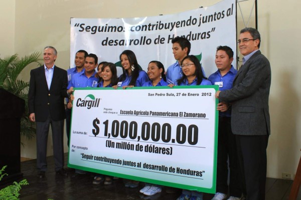 Cargill invierte más de L500 millones anuales en Honduras