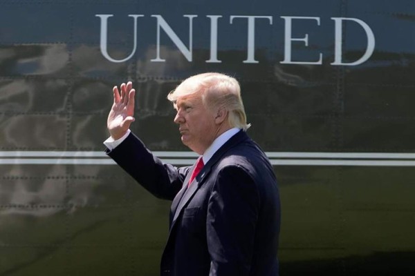 'Trump es lo mejor que nos ha pasado', votantes celebran 100 días en el poder