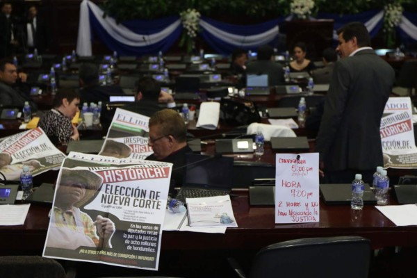 Alianza opositora frustró la elección de la nueva Corte