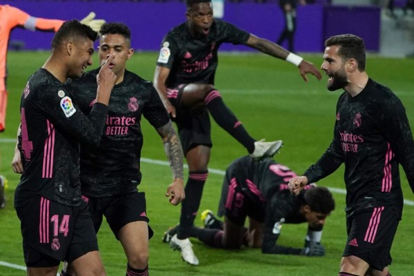 Real Madrid vence al Valladolid y se mete de lleno a la pelea por la Liga de España