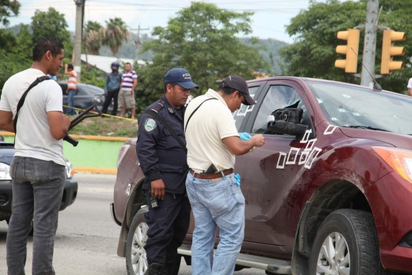 Mexicanos eran hombres asesinados en bulevar de San Pedro Sula