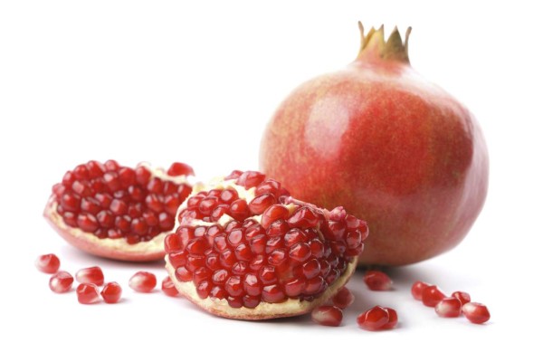 perfect pomegranate isolated