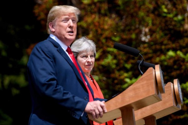 Trump tilda a Rusia, la Unión Europea y China de 'enemigos'