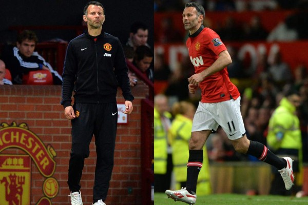 Ryan Giggs, de técnico a jugador en su despedida de Old Trafford