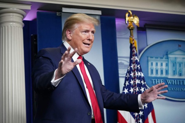 Trump dice sin pruebas que si hay una nueva ola de coronavirus, será menos grave