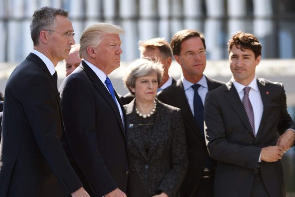 Trump participa en su primera cumbre de la OTAN