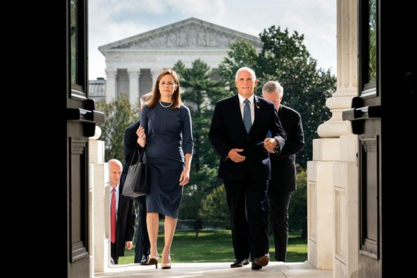 Jueza nominada por Trump al Supremo inicia proceso de confirmación