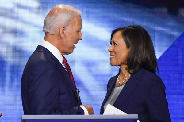 Biden y Kamala Harris hacen su primera aparición de campaña en Delaware