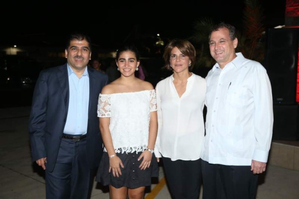 Jorge Faraj, Natalia, Gachi y Luis Larach