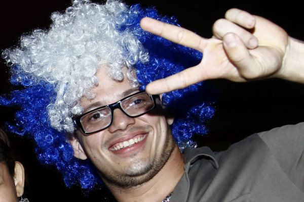 Así celebraron los hondureños el Aztecazo ante México
