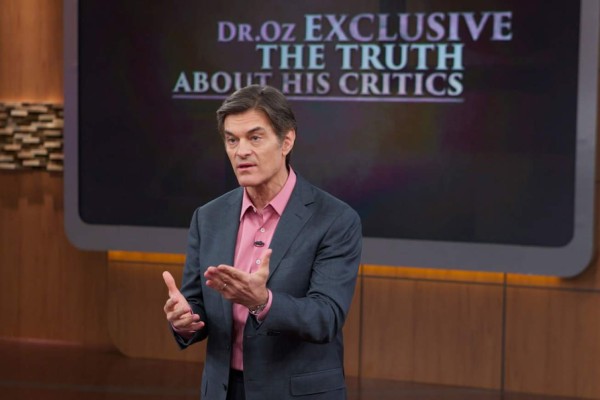 Dr. Oz responde a quienes lo llaman charlatán