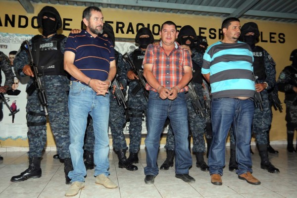 Miguel Arnulfo y Luis Alonso Valle fueron capturados este domingo en El Espíritu, en el departamento de Copán.