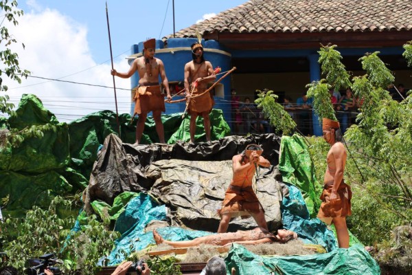 Recuerdan la lucha del cacique Lempira contra colonizadores