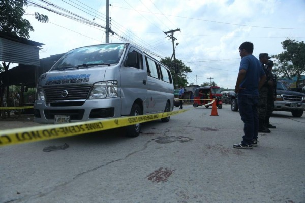 Un muerto y una pasajera herida deja tiroteo a rapidito en Choloma, Cortés