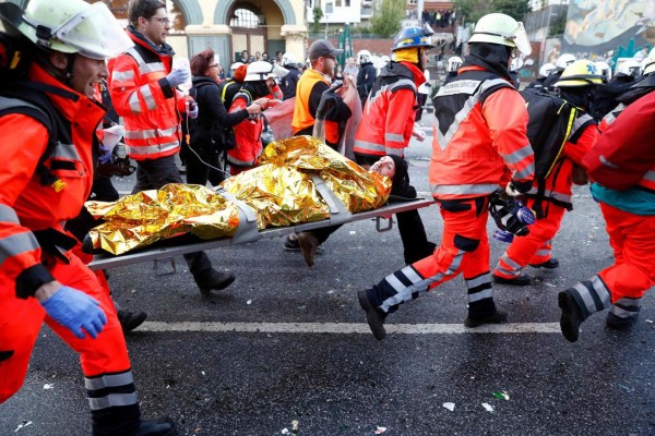 Protestas en Hamburgo previo a la cumbre del G20