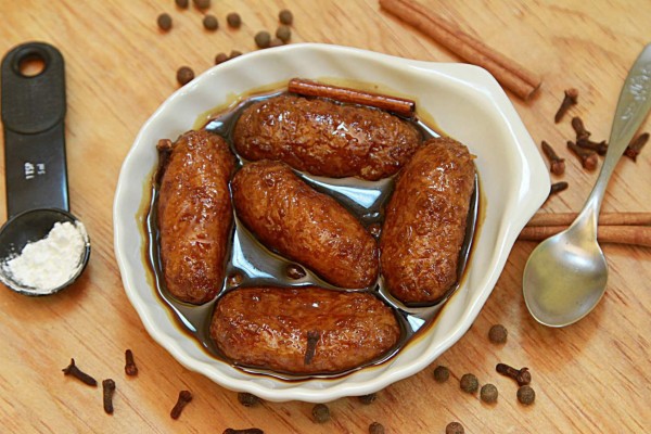 Buñuelos de yuca en miel