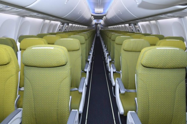 DAI06. Addis Ababa (Ethiopia), 02/07/2018.- Interior of the Ethiopian Airlines Boenig 737 Max 8 (ET-AVM), the same aircraft that crashed in Ethiopia on 10 March 2019, at Bole International Airport in Addis Ababa, Ethiopia, when it was first delivered to Ethiopia on 02 July 2018 (issued 10 March 2019). Ethiopian Airlines Boeing 737 en route to Nairobi, Kenya, crashed near Bishoftu, some 50km outside of the capital Addis Ababa, Ethiopia, on 10 March 2019. All passengers onboard the scheduled flight ET 302 carrying 149 passengers and 8 crew members, have died, the airlines says. (Etiopía, Kenia) EFE/EPA/STR