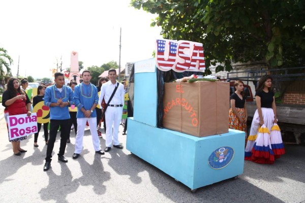 Curiosidades del desfile de escolares en San Pedro Sula
