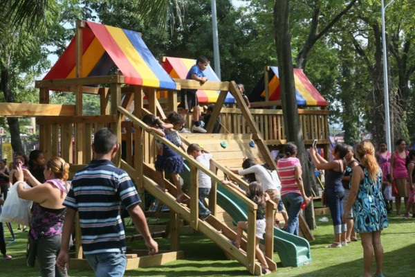 Inauguran megaparque en Las Palmas de San Pedro Sula