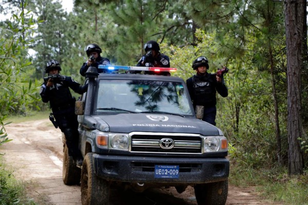 La Base Operacional se construyó en el marco del programa de cooperación entre EEUU y los países del Triángulo Norte de Centroamérica.