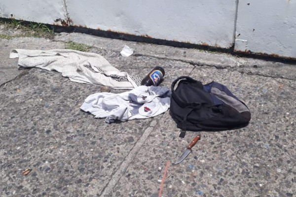 Sujetos encapuchados interrumpen desfiles en San Pedro Sula