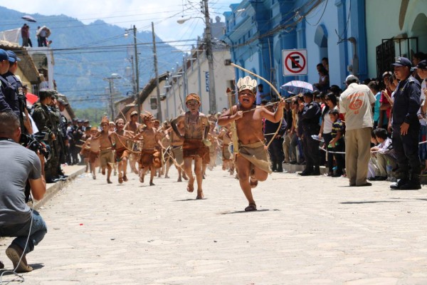Recuerdan la lucha del cacique Lempira contra colonizadores