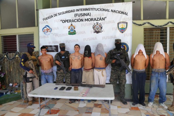 Detienen a supuestos pandilleros que operaban en San Pedro Sula