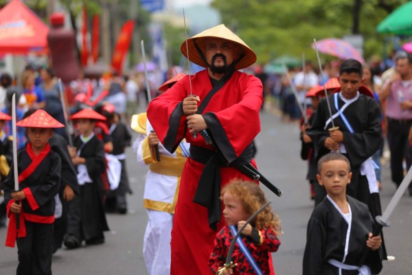 Curiosidades del desfile de escolares en San Pedro Sula