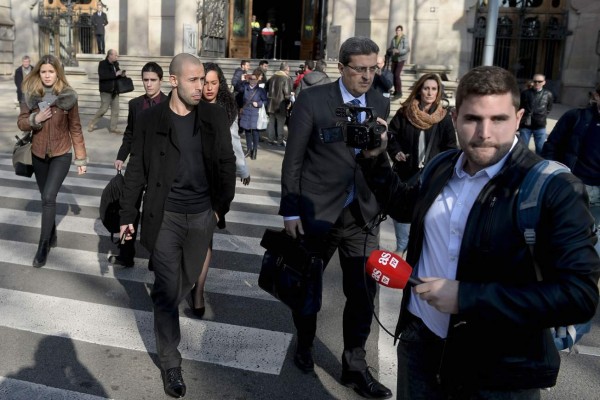 Mascherano acepta un año de cárcel por fraude y pide sustituirla por multa