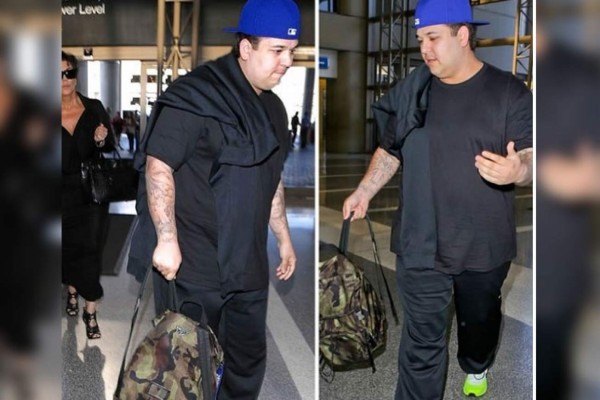 Preocupa aumento de peso de Rob Kardashian
