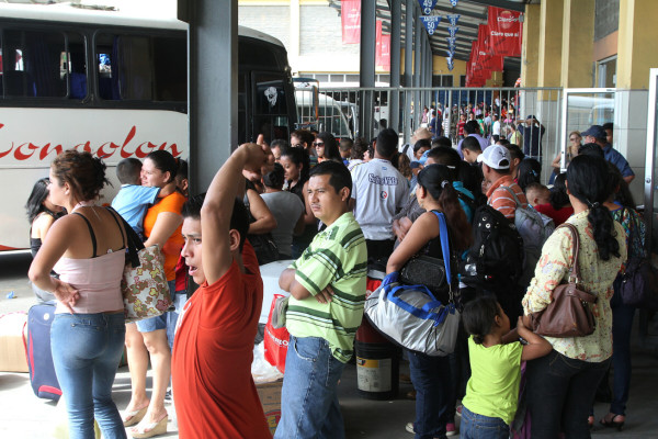 Feriado en maquilas eleva movilización en la terminal