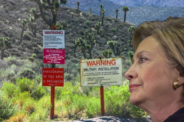 Hillary Clinton promete revelar secreto sobre el 'Área 51'