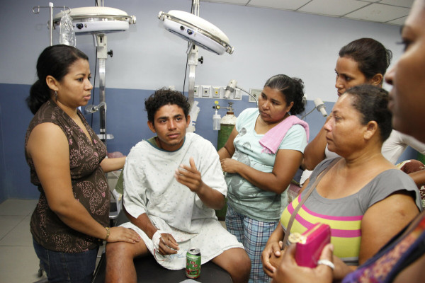 'Sentí que Dios me tocaba los pies y me daba ánimos para salir”