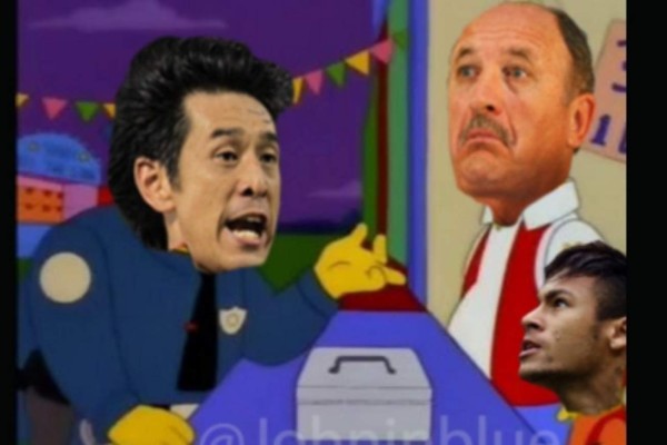 Marcelo y el árbtiro, las víctimas del partido Brasil-Croacia