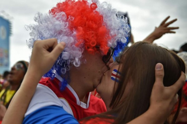 Costa Rica celebra ante Italia su triunfo